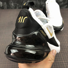 Load image into Gallery viewer, Air Max 270 White Metallic Gold Black