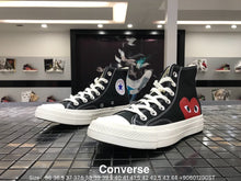 Load image into Gallery viewer, Converse Chuck Taylor All-Star 70s Hi Comme des Garcons PLAY Black