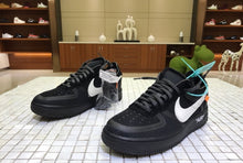 Load image into Gallery viewer, OFF-WHITE x Air Force 1 Low 'Black'