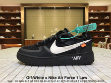 Load image into Gallery viewer, OFF-WHITE x Air Force 1 Low 'Black'