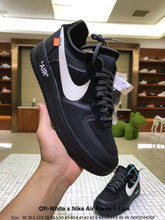 Load image into Gallery viewer, OFF-WHITE x Air Force 1 Low 'Black'