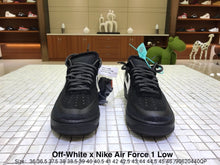 Load image into Gallery viewer, OFF-WHITE x Air Force 1 Low 'Black'
