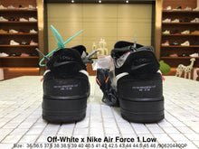 Load image into Gallery viewer, OFF-WHITE x Air Force 1 Low 'Black'