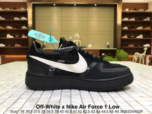 Load image into Gallery viewer, OFF-WHITE x Air Force 1 Low 'Black'