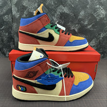 Load image into Gallery viewer, Blue The Great x Air Jordan 1 Mid 'Fearless'