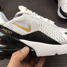 Load image into Gallery viewer, Air Max 270 White Metallic Gold Black