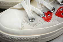 Load image into Gallery viewer, Chuck Taylor All-Star 70s Hi Comme des Garcons Play Multi-Heart White