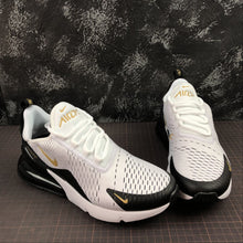 Load image into Gallery viewer, Air Max 270 White Metallic Gold Black