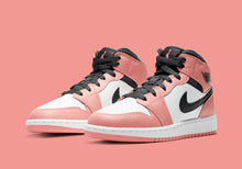 Load image into Gallery viewer, Air Jordan 1 Mid GS 'Pink Quartz'