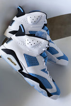 Load image into Gallery viewer, Air Jordan 6 UNC White