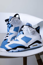 Load image into Gallery viewer, Air Jordan 6 UNC White