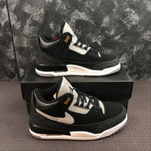 Load image into Gallery viewer, Jordan 3 Retro Tinker Black Cement Gold