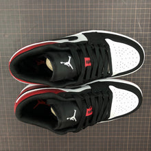 Load image into Gallery viewer, Jordan 1 Low Black Toe