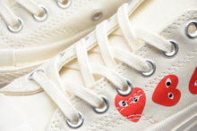 Load image into Gallery viewer, Converse Chuck Taylor All-Star 70s Ox Comme des Garcons Play Multi-Heart White