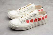 Load image into Gallery viewer, Converse Chuck Taylor All-Star 70s Ox Comme des Garcons Play Multi-Heart White