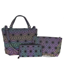 Load image into Gallery viewer, Women Shoulder Bags Set 3 Pcs Luxury Designer Geometric Folding Crossbody Bag