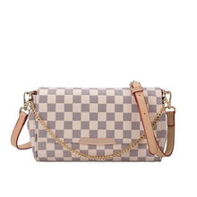 Load image into Gallery viewer, Chain Plaid Design Luxury Women's Bag